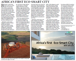 Blythedale Coastal Estate - Africas First Eco Smart City