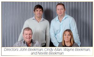 Beekman Group Directors: John Beekman, Cindy Allan, Wayne Beekman and Neville Beekman
