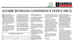 Ilembe Business Confidence Index (IBCI)