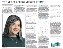 Laiela Dorasamy -  The Art Of Corporate Gift Giving