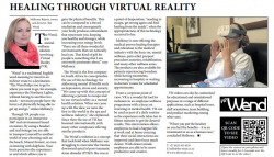 Melloney Rijnvis  Healing through virtual reality