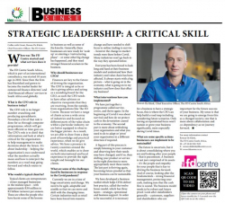 Rowan de Klerk - Strategic leadership: a critical skill
