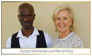 Russsell Nzimande and Merrill King