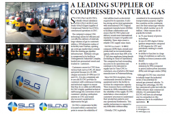 SLG - A Leading Supplier Of Compressed Natural Gas