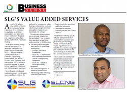 SLGs Value Added Services