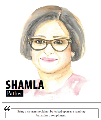 Shamla Pather - Being a woman should not be looked upon as a handicap but rather a compliment